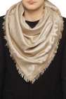 Burberry Patterned shawl with logo