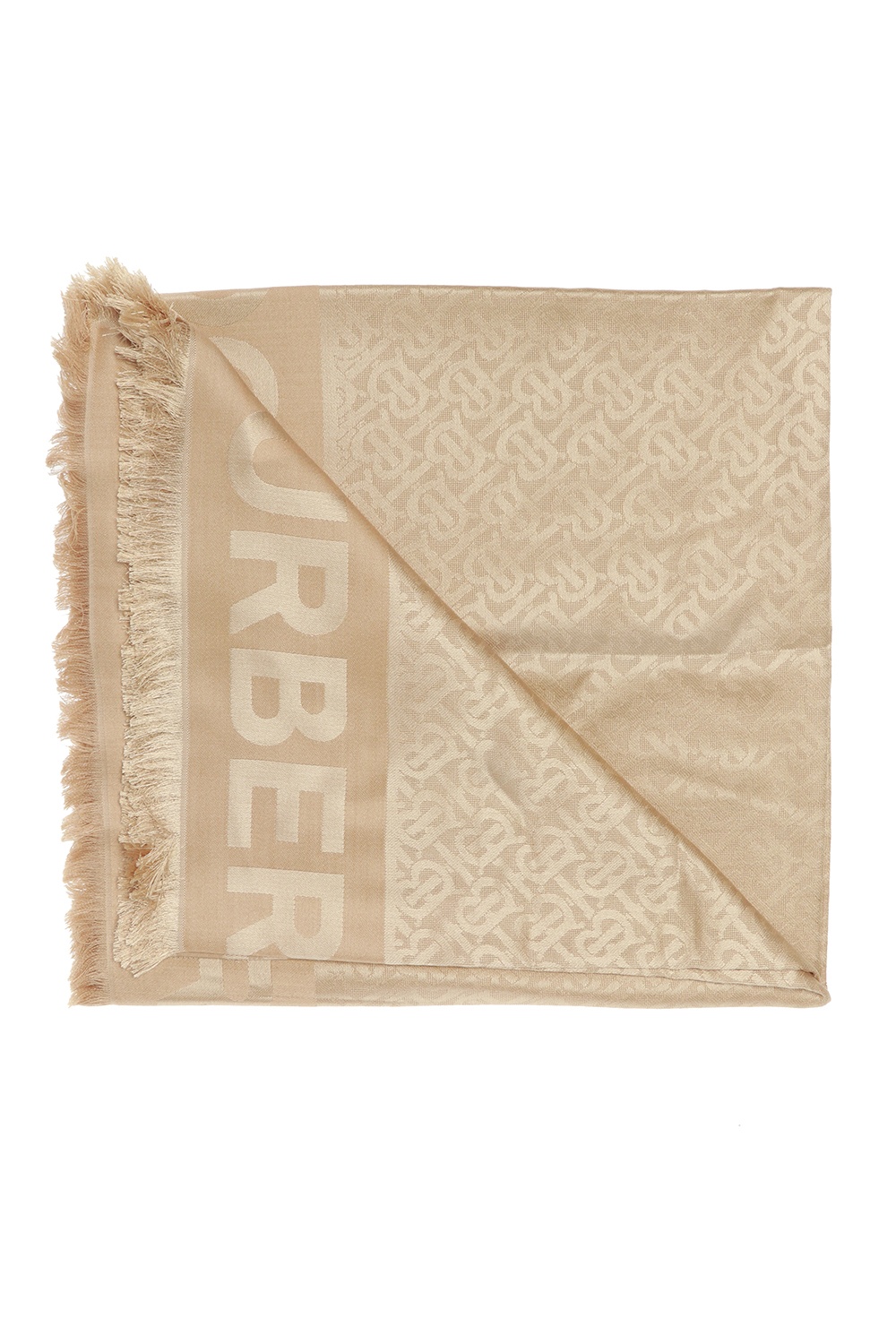 Burberry Patterned shawl with logo