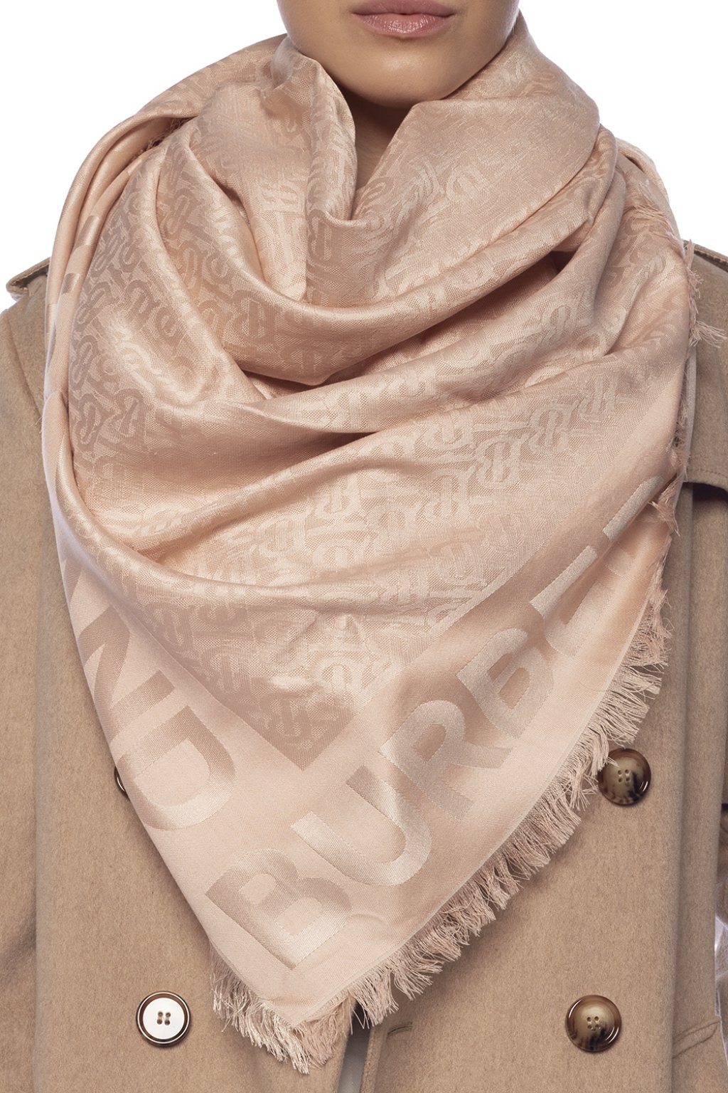 burberry patterned scarf