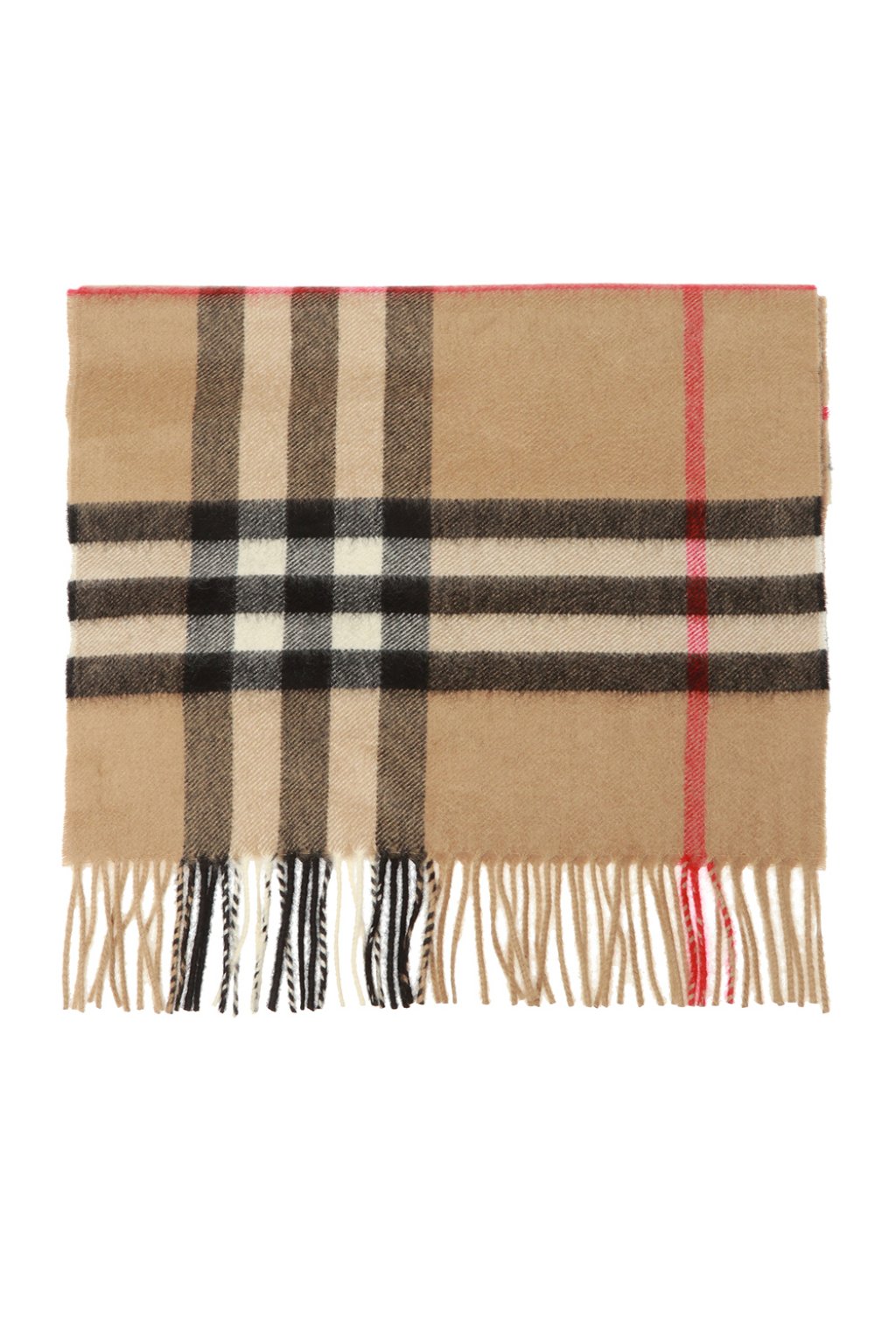 Burberry Check cashmere scarf