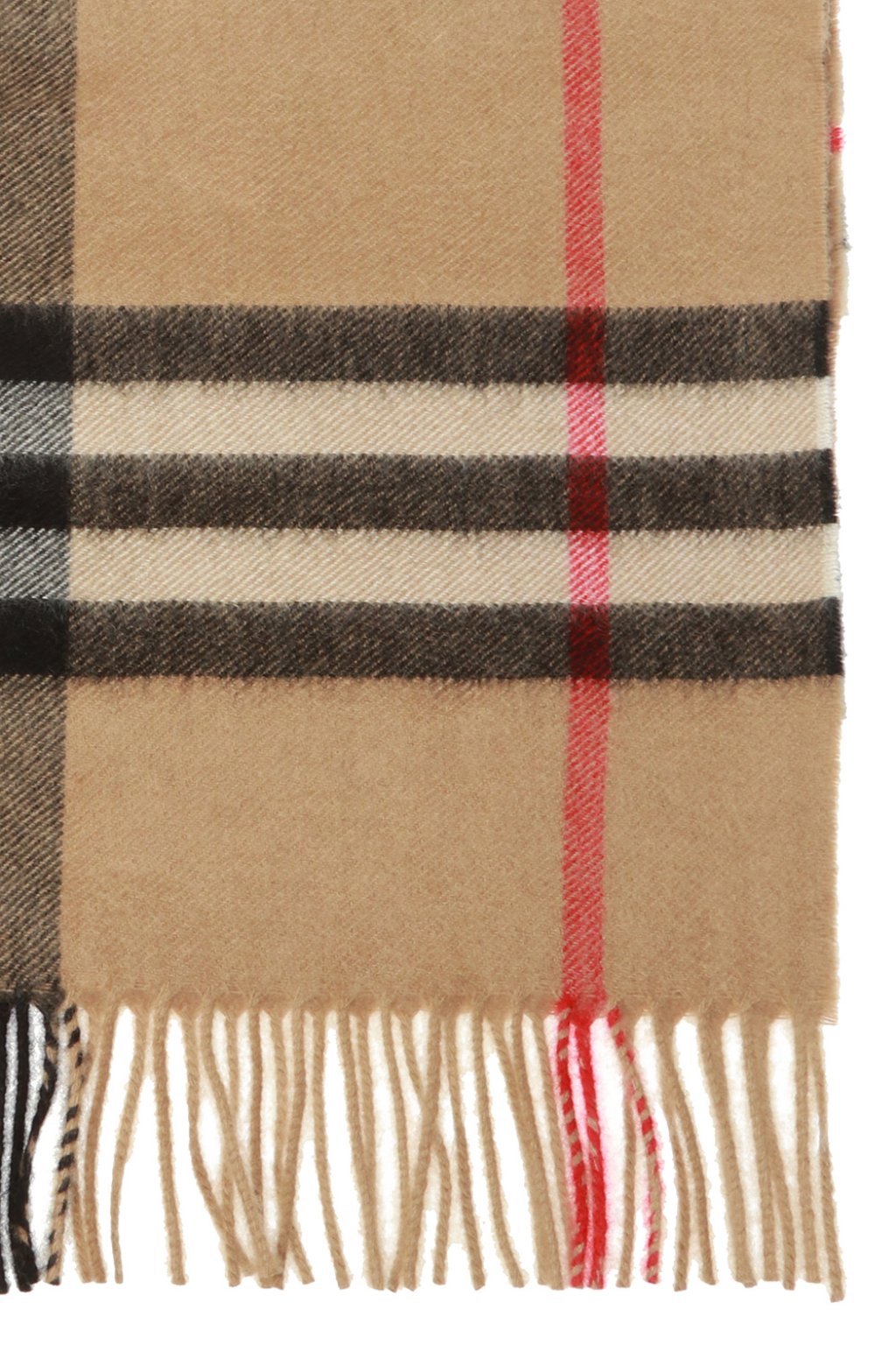 Burberry Check cashmere scarf