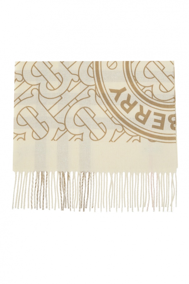 Burberry Cashmere scarf with logo