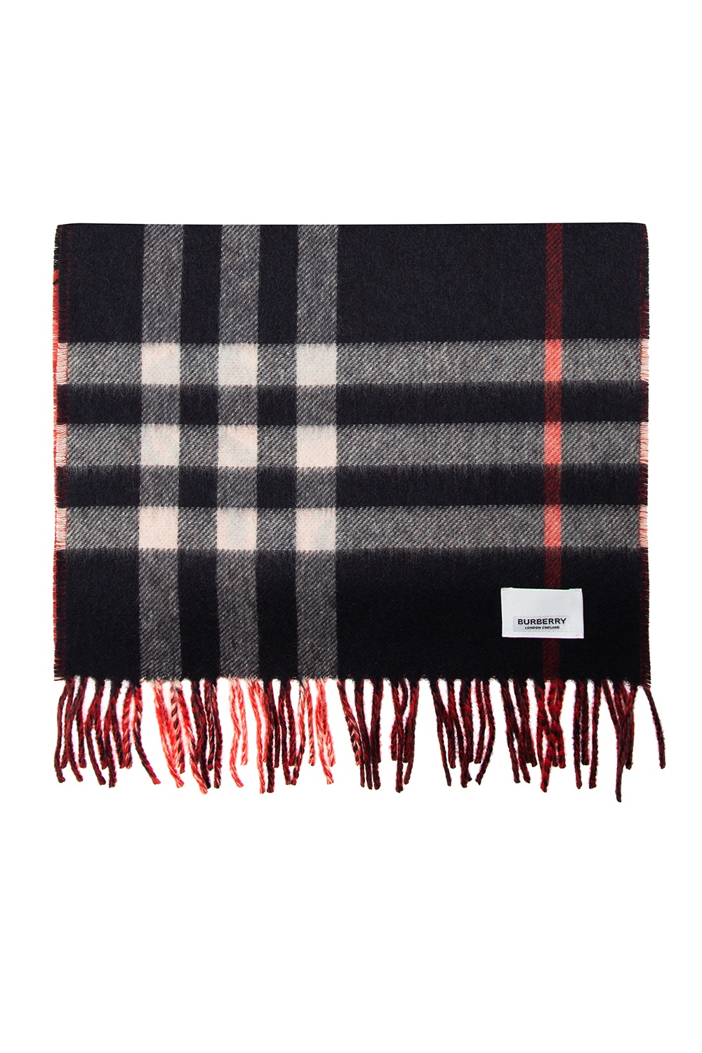 burberry drawstring Checked scarf