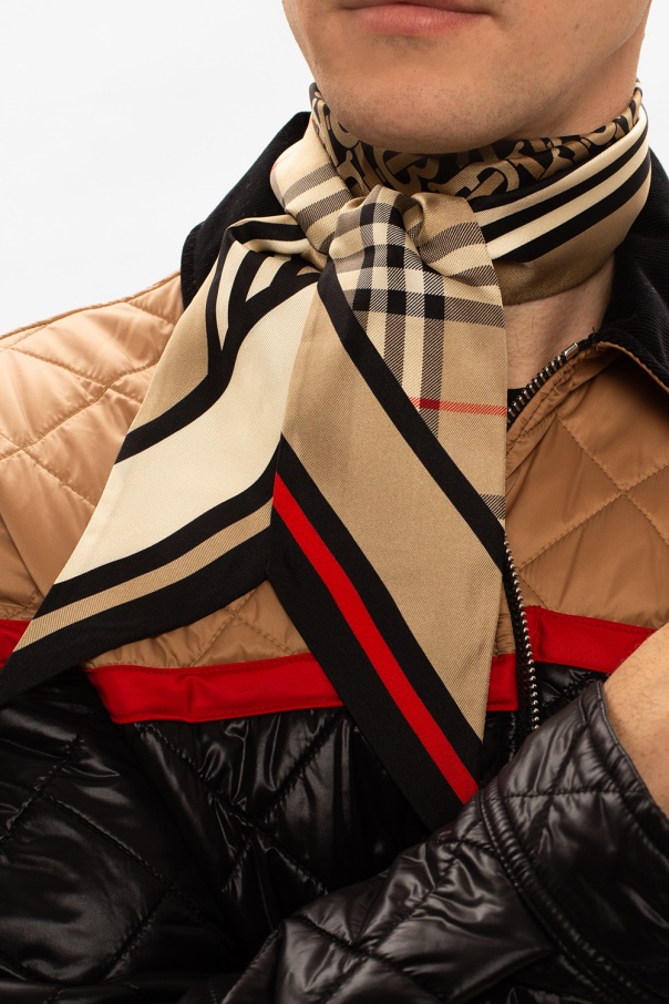 Burberry Patterned silk scarf