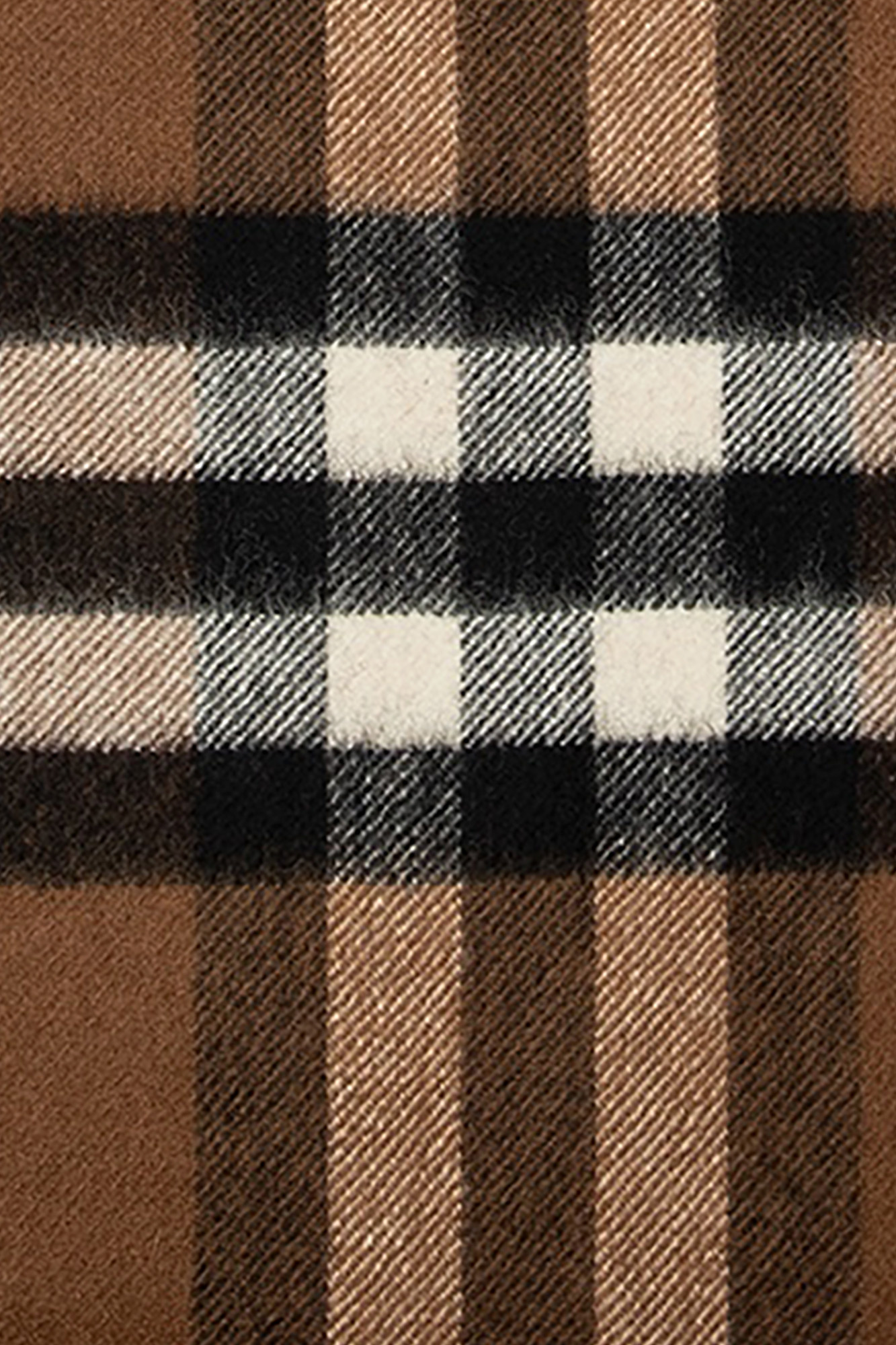 Burberry Checked cashmere scarf