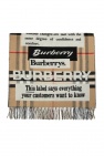 Burberry Cashmere scarf with logo