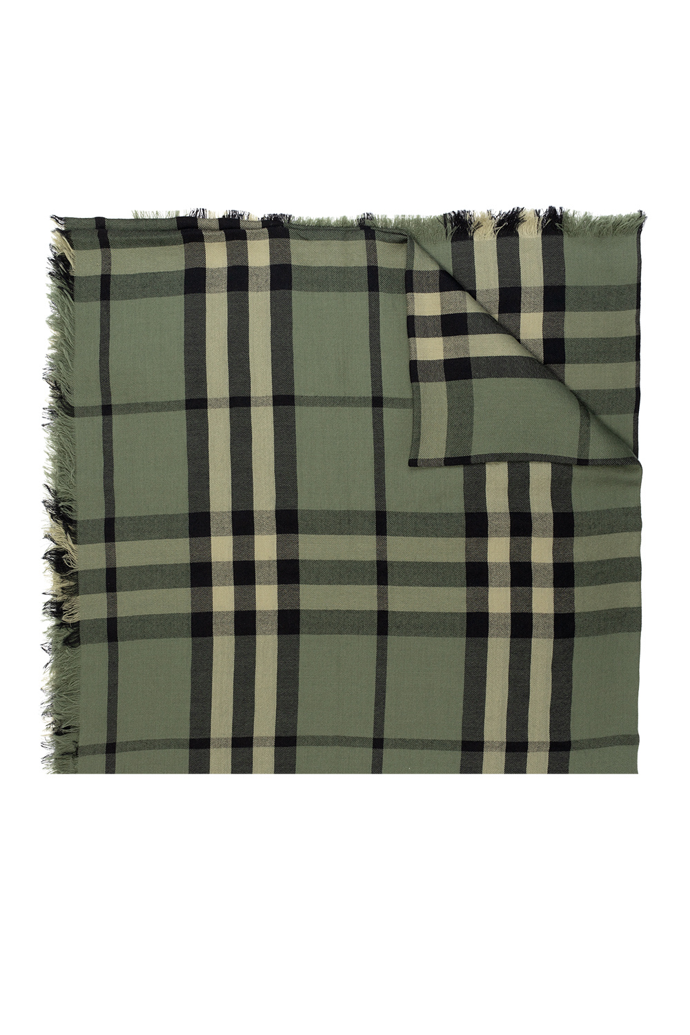 burberry brown Checked scarf