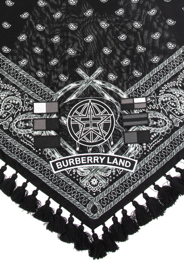 burberry cotton Paisley scarf