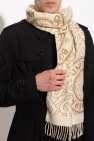 Burberry cream Reversible cashmere scarf