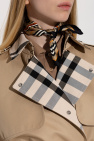 Burberry beige Silk scarf with monogram