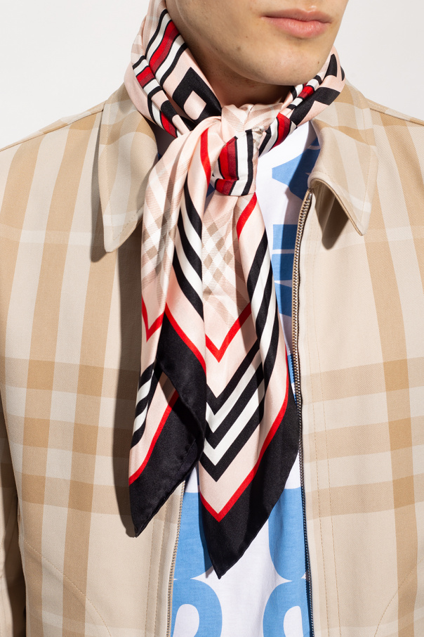 Burberry Silk scarf with monogram
