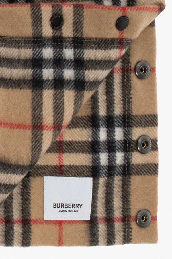 Burberry Black Kids Cashmere scarf