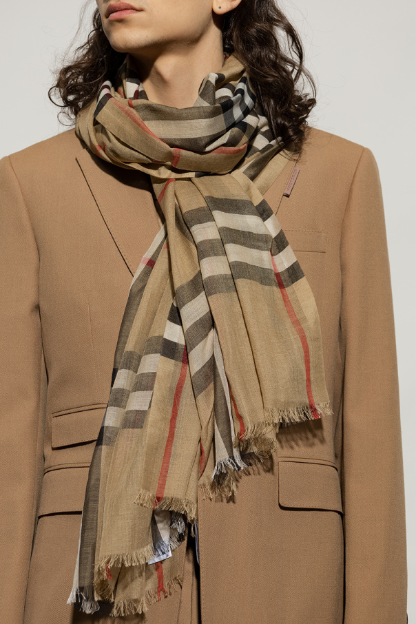 burberry quilted Checked scarf