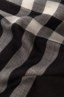 Burberry NAVY BLUE Checked scarf