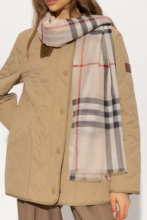 burberry Olympia Checked scarf