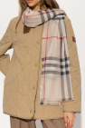 Burberry cream Checked scarf