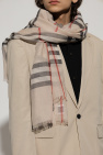 Burberry cream Checked scarf