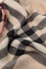 Burberry cream Checked scarf
