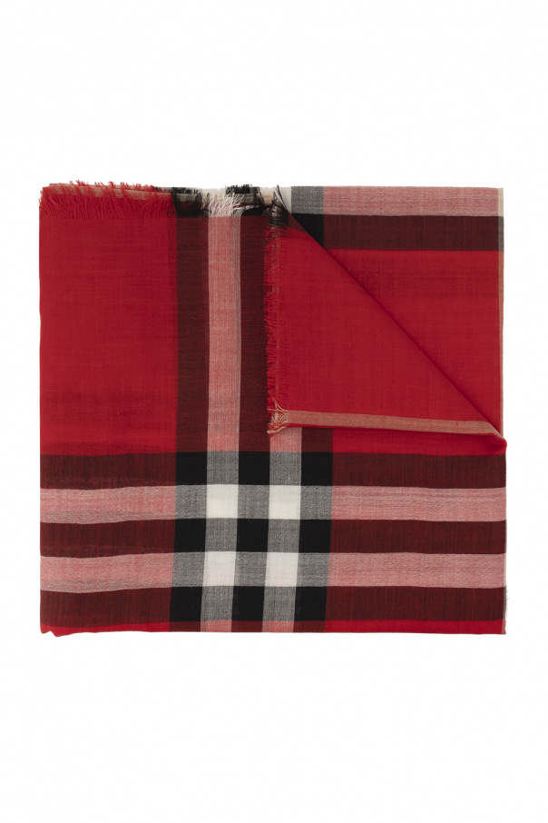 burberry with Checked scarf