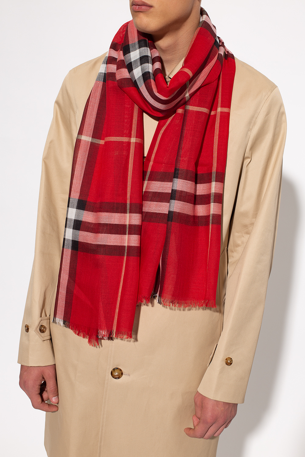 Burberry Checked scarf