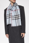 Burberry light blue Checked scarf
