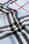 Burberry light blue Checked scarf