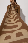 burberry motif Scarf with logo