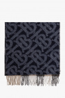 Burberry NAVY BLUE Reversible cashmere scarf