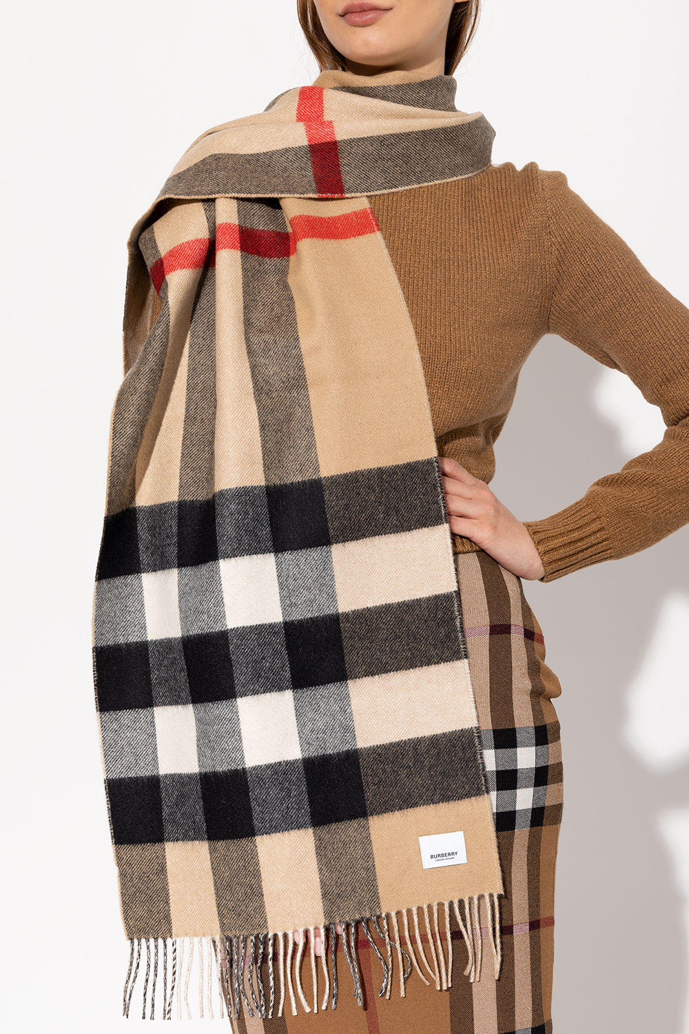 Burberry Reversible cashmere scarf