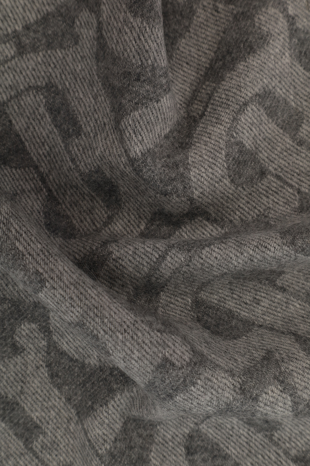 burberry linen-cotton Reversible cashmere scarf