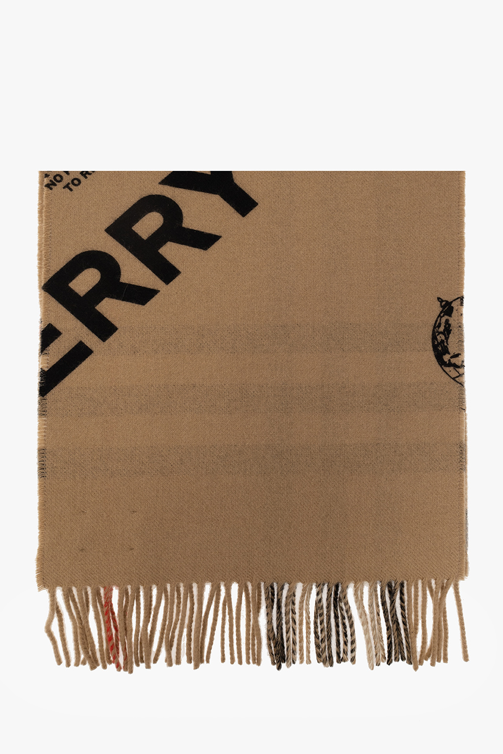 burberry bambini Reversible cashmere scarf