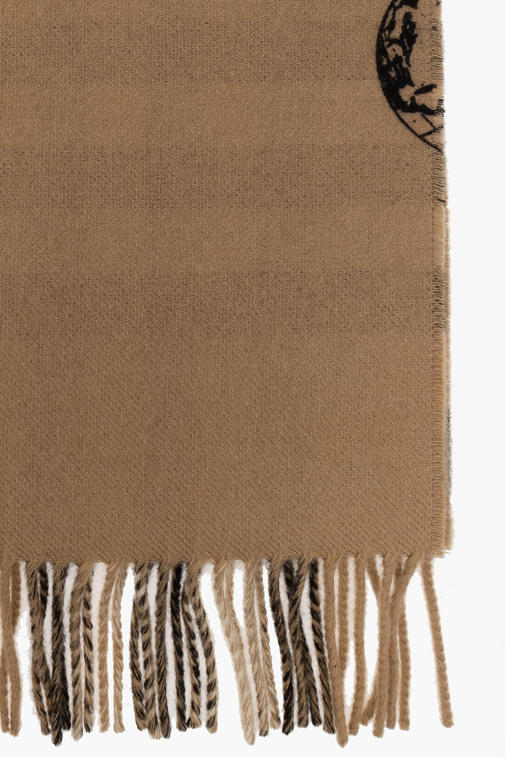 burberry bambini Reversible cashmere scarf