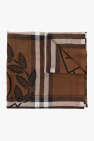 Burberry BROWN Checked scarf