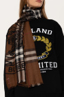 Burberry BROWN Checked scarf