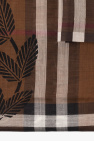 Burberry BROWN Checked scarf