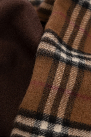 burberry wallet Reversible cashmere scarf