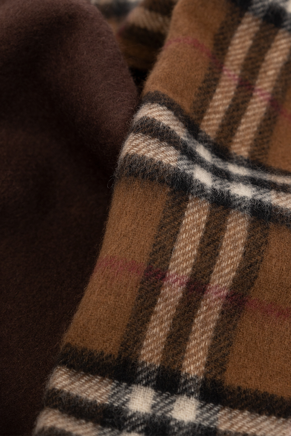 burberry acne Reversible cashmere scarf