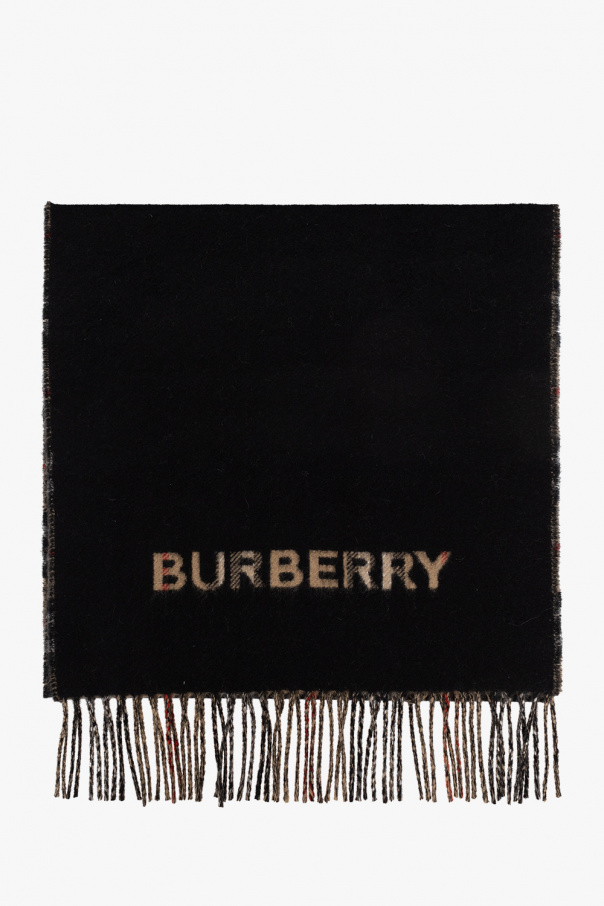 burberry strap Cashmere scarf
