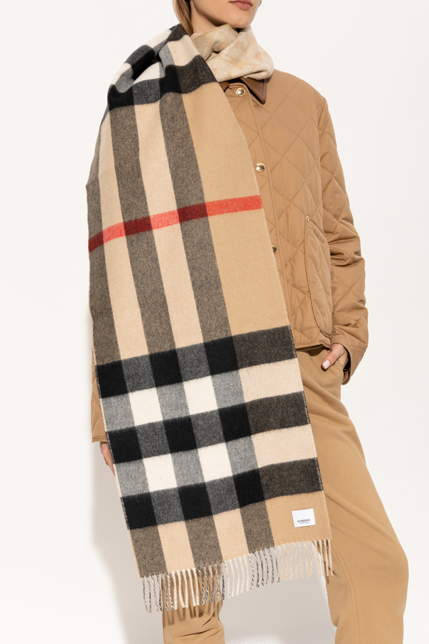 Burberry padded Reversible scarf