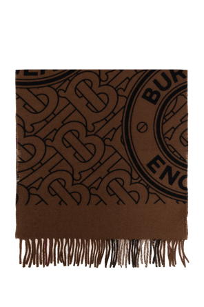 Monogrammed scarf od Burberry