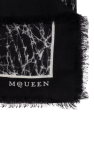 Alexander McQueen BLACK Wool Scarf