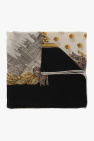 Burberry Wool And Silk Scarf With All-over Monogram Motif