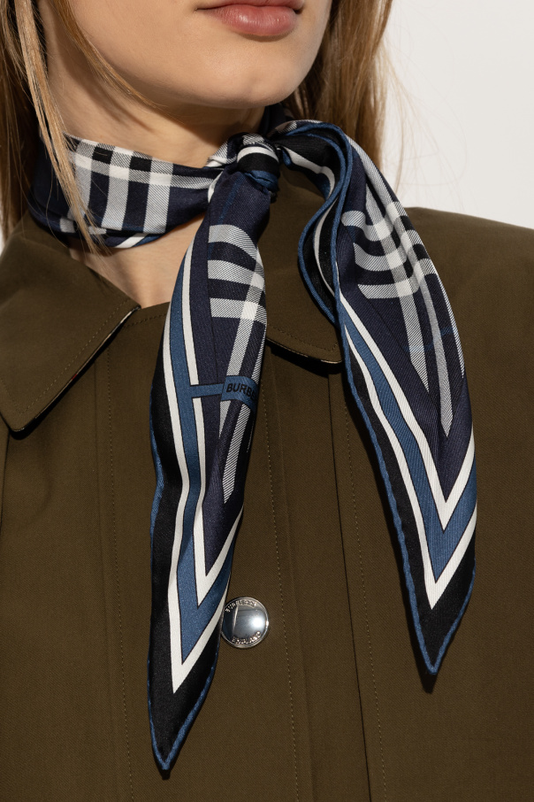 burberry cotton Silk scarf