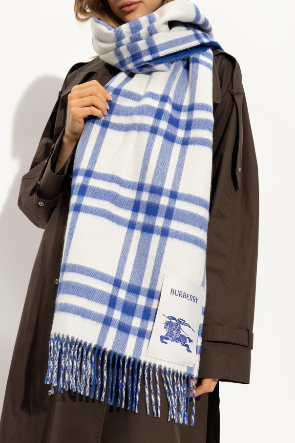 Burberry Burberry Tartan Blanket With Fringes