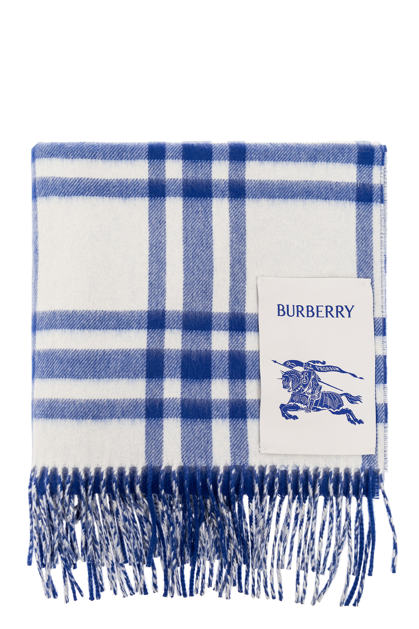 burberry embellished Reversible cashmere scarf