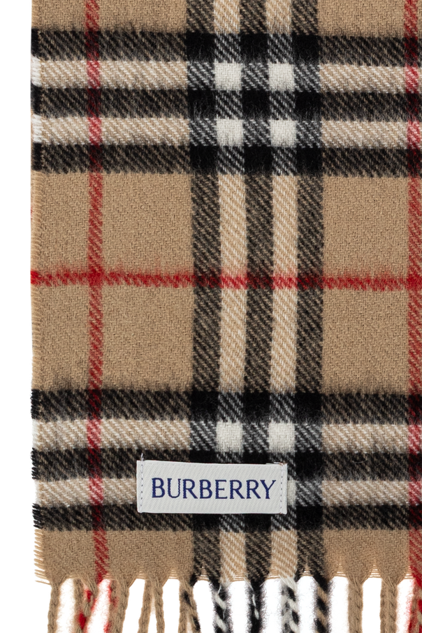 Burberry Kids Cachecol de caxemira