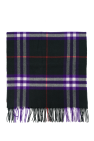Burberry Checked cashmere scarf