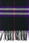 Burberry Checked cashmere scarf