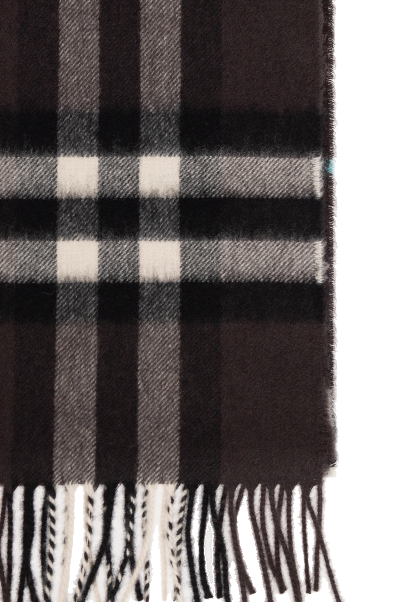 Burberry The Classic Check Cashmere Scarf - Grey