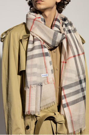 Burberry Scarf with a check pattern